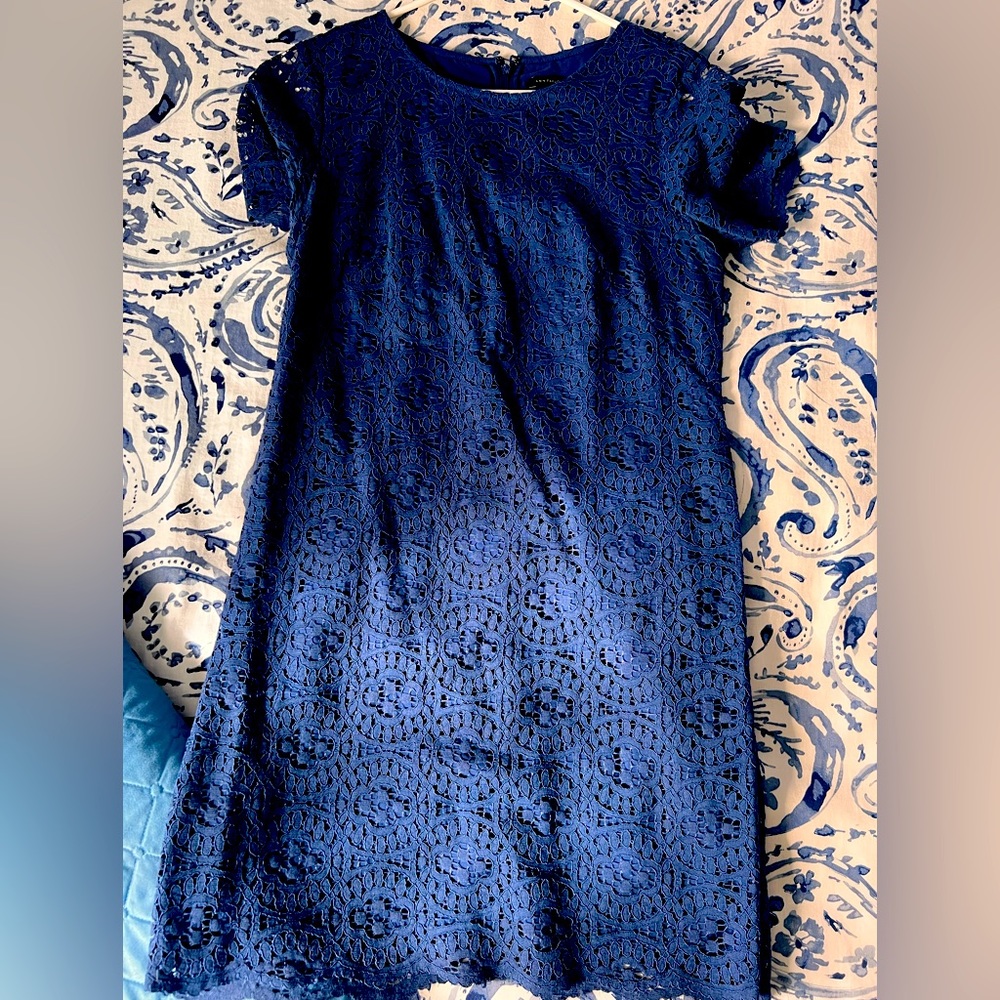 Ann Taylor Navy Dress, size 4
